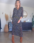 Robe longue camouflage