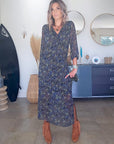 Robe longue camouflage