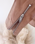 Perfecto beige 100% cuir - 𝐌𝐚𝐫𝐢𝐧𝐚𝟒𝟒𝐟𝐚𝐦𝐢𝐥𝐲