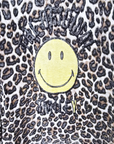 Cardigan smiley léopard