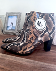 Santiags Amyna python 100% cuir