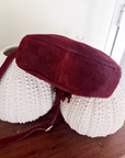 Sac cuir bordeaux
