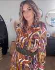 Robe longue automnale