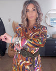 Robe longue automnale