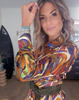 Robe longue automnale