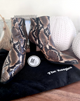Santiags Amyna python 100% cuir