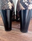Santiags Amyna python 100% cuir