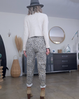 Pantalon jeeging léopard