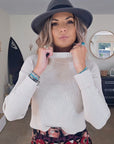 Pull col roulé cachemire beige - 𝐌𝐚𝐫𝐢𝐧𝐚𝟒𝟒𝐟𝐚𝐦𝐢𝐥𝐲