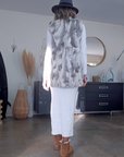 Veste fourrure tie and dye - 𝐌𝐚𝐫𝐢𝐧𝐚𝟒𝟒𝐟𝐚𝐦𝐢𝐥𝐲