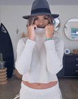 Pull col roulé cachemire beige - 𝐌𝐚𝐫𝐢𝐧𝐚𝟒𝟒𝐟𝐚𝐦𝐢𝐥𝐲