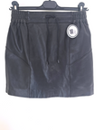 Jupe noire 100% cuir agneau.
