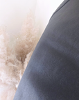 Pantalon slim huilé gris anthracite