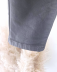 Pantalon slim huilé gris anthracite