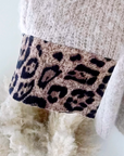 Pull beige à maille chaude