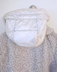 Manteau bouclette beige