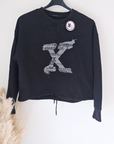 Sweat noir delavé X génération