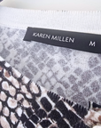 Cardigan imprimé python