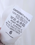 Chemise blanche à volants