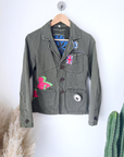 Veste cintrée créateur customisée - 𝐌𝐚𝐫𝐢𝐧𝐚𝟒𝟒𝐟𝐚𝐦𝐢𝐥𝐲