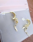 Boucles d'oreilles pendentes dorées acier inoxydable - 𝐌𝐚𝐫𝐢𝐧𝐚𝟒𝟒𝐟𝐚𝐦𝐢𝐥𝐲