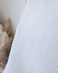 T-shirt côtelé blanc - 𝐌𝐚𝐫𝐢𝐧𝐚𝟒𝟒𝐟𝐚𝐦𝐢𝐥𝐲