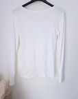 T-shirt côtelé blanc - 𝐌𝐚𝐫𝐢𝐧𝐚𝟒𝟒𝐟𝐚𝐦𝐢𝐥𝐲