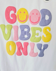 Tee-shirt blanc Good Vibes - 𝐌𝐚𝐫𝐢𝐧𝐚𝟒𝟒𝐟𝐚𝐦𝐢𝐥𝐲