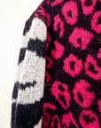 Pull chaud à imprimé léopard rose fuchsia - 𝐌𝐚𝐫𝐢𝐧𝐚𝟒𝟒𝐟𝐚𝐦𝐢𝐥𝐲