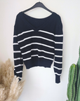 Pull double sens marinière - 𝐌𝐚𝐫𝐢𝐧𝐚𝟒𝟒𝐟𝐚𝐦𝐢𝐥𝐲