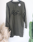 Robe sweat kaki - 𝐌𝐚𝐫𝐢𝐧𝐚𝟒𝟒𝐟𝐚𝐦𝐢𝐥𝐲