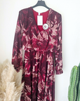 Robe 7/8è aubergine - 𝐌𝐚𝐫𝐢𝐧𝐚𝟒𝟒𝐟𝐚𝐦𝐢𝐥𝐲
