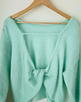 Pull double sens vert d'eau menthe - 𝐌𝐚𝐫𝐢𝐧𝐚𝟒𝟒𝐟𝐚𝐦𝐢𝐥𝐲