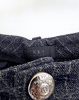 Pantalon droit gris anthracite ร fines rayures tabac - ๐๐๐ซ๐ข๐ง๐๐๐๐๐๐ฆ๐ข๐ฅ๐ฒ