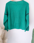 Pull vert à maille douce et chaude - 𝐌𝐚𝐫𝐢𝐧𝐚𝟒𝟒𝐟𝐚𝐦𝐢𝐥𝐲