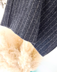 Pantalon droit gris anthracite ร fines rayures tabac - ๐๐๐ซ๐ข๐ง๐๐๐๐๐๐ฆ๐ข๐ฅ๐ฒ