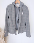 Veste ร capuche ร imprimรฉ ร carreaux - ๐๐๐ซ๐ข๐ง๐๐๐๐๐๐ฆ๐ข๐ฅ๐ฒ