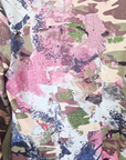 Veste cintrée camouflage avec strass au dos - 𝐌𝐚𝐫𝐢𝐧𝐚𝟒𝟒𝐟𝐚𝐦𝐢𝐥𝐲