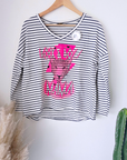 T- shirt marinière Mama rose fluo - 𝐌𝐚𝐫𝐢𝐧𝐚𝟒𝟒𝐟𝐚𝐦𝐢𝐥𝐲