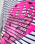 T- shirt marinière Mama rose fluo - 𝐌𝐚𝐫𝐢𝐧𝐚𝟒𝟒𝐟𝐚𝐦𝐢𝐥𝐲