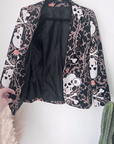 Veste cintrée à imprimé skull - 𝐌𝐚𝐫𝐢𝐧𝐚𝟒𝟒𝐟𝐚𝐦𝐢𝐥𝐲