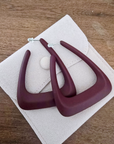 Boucles d'oreilles aubergine - 𝐌𝐚𝐫𝐢𝐧𝐚𝟒𝟒𝐟𝐚𝐦𝐢𝐥𝐲