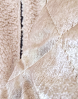 Manteau bouclette beige à manches dorées - 𝐌𝐚𝐫𝐢𝐧𝐚𝟒𝟒𝐟𝐚𝐦𝐢𝐥𝐲
