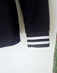 Veste cintrée noire à poignets sweat - 𝐌𝐚𝐫𝐢𝐧𝐚𝟒𝟒𝐟𝐚𝐦𝐢𝐥𝐲