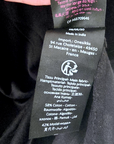 T-shirt noir à inscriptions dorées - 𝐌𝐚𝐫𝐢𝐧𝐚𝟒𝟒𝐟𝐚𝐦𝐢𝐥𝐲