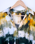 Chemise tie and dye kaki et jaune - 𝐌𝐚𝐫𝐢𝐧𝐚𝟒𝟒𝐟𝐚𝐦𝐢𝐥𝐲