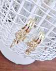 Boucles d'oreilles pendentes dorées acier inoxydable - 𝐌𝐚𝐫𝐢𝐧𝐚𝟒𝟒𝐟𝐚𝐦𝐢𝐥𝐲