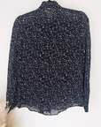 Chemise noire à imprimé éclairs et pois blancs - 𝐌𝐚𝐫𝐢𝐧𝐚𝟒𝟒𝐟𝐚𝐦𝐢𝐥𝐲