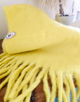 Écharpe douce et longue jaune - 𝐌𝐚𝐫𝐢𝐧𝐚𝟒𝟒𝐟𝐚𝐦𝐢𝐥𝐲