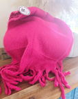 Écharpe douce et longue rose fuchsia - 𝐌𝐚𝐫𝐢𝐧𝐚𝟒𝟒𝐟𝐚𝐦𝐢𝐥𝐲